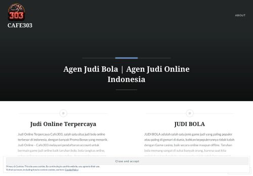 
                            5. CAFE303 – Agen Judi Bola | Agen Judi Online Indonesia