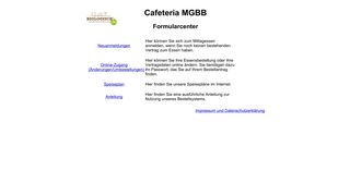 
                            4. Cafeteria MGBB - Formularcenter - Liebigmensa