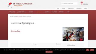 
                            8. Cafeteria-Speiseplan | St.-Ursula-Gymnasium Attendorn