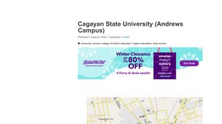 
                            8. Cagayan State University (Andrews Campus) - Tuguegarao City