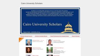 
                            1. Cairo University Scholars