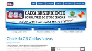 
                            4. Caixa Beneficente dos Militares do Estado de Goiás - Chalé da CB ...