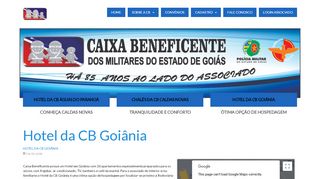 
                            5. Caixa Beneficente dos Militares do Estado de Goiás - Hotel da CB ...