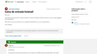 
                            7. Caixa de entrada hotmail - Microsoft Community