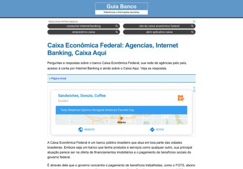 
                            6. Caixa Econômica Federal: Agencias, Internet Banking, Caixa Aqui
