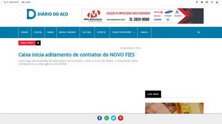 
                            9. Caixa inicia aditamento de contratos do NOVO FIES - Portal Diário do ...