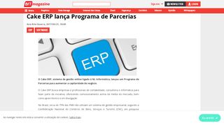 
                            13. Cake ERP lança Programa de Parcerias - B!T magazine