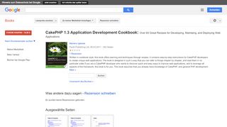 
                            6. CakePHP 1.3 Application Development Cookbook: Over 60 Great Recipes ...