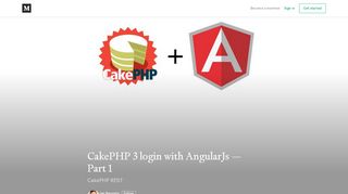 
                            9. CakePHP 3 login with AngularJs — Part 1 – Jan Ranostaj – Medium