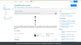 
                            7. CakePHP admin panel - Stack Overflow