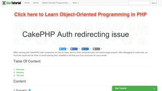 
                            5. CakePHP Auth redirecting issue - Star Tutorial