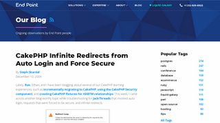 
                            10. CakePHP Infinite Redirects from Auto Login and Force Secure | End ...