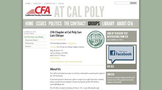 
                            13. Cal Poly San Luis Obispo - California Faculty Association