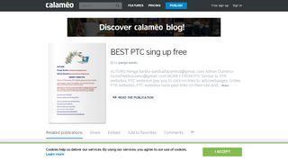
                            11. Calaméo - BEST PTC sing up free
