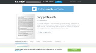 
                            6. Calaméo - copy paste cash