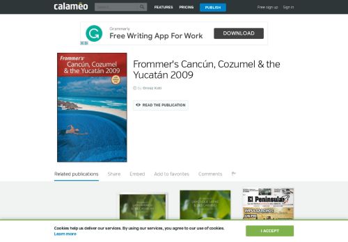 
                            5. Calaméo - Frommer's Cancún, Cozumel & the Yucatán 2009