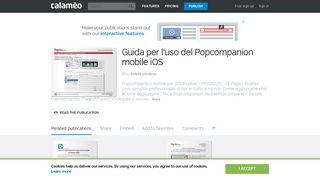 
                            9. Calaméo - Guida per l'uso del Popcompanion mobile iOS