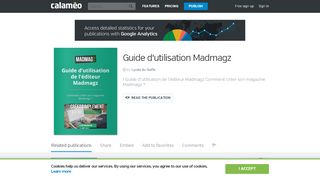 
                            7. Calaméo - Guide d'utilisation Madmagz