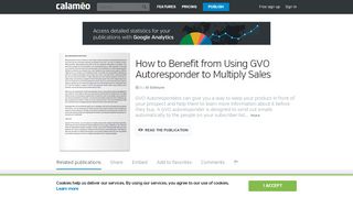 
                            13. Calaméo - How to Benefit from Using GVO Autoresponder to Multiply ...