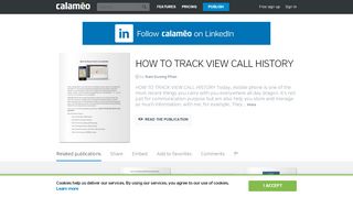 
                            13. Calaméo - HOW TO TRACK VIEW CALL HISTORY