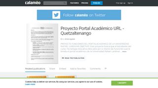 
                            13. Calaméo - Proyecto Portal Académico URL - Quetzaltenango