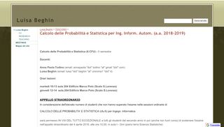 
                            11. Calcolo delle Probabilità e Statistica per Ing. Inform. Autom. (a.a. 2017 ...