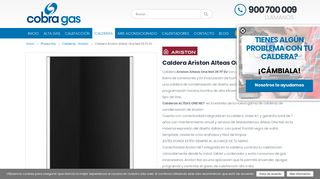 
                            10. Caldera Ariston Alteas One Net 35 FF EU | Cobra Gas