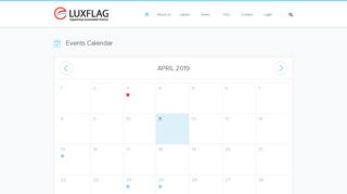 
                            4. Calendar - LuxFLAG