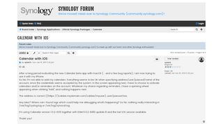 
                            4. Calendar with iOS - Synology Forum