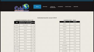 
                            9. Calendario - CEID-UNCP