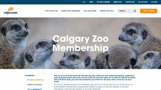 
                            3. Calgary Zoo Membership | Get Yours Today