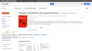 
                            12. Calibration and Reliability in Groundwater Modelling: From ...