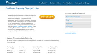 
                            13. California Mystery Shopper Jobs - Secret Shopping | BestMark