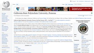 
                            12. California State Polytechnic University, Pomona - Wikipedia