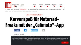 
                            13. „Calimoto“ bei „Die Höhle der Löwen“: Navi-App fürs Motorrad - TV ...