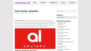 
                            10. Call Center Akulaku • Customer Service Akulaku - nomortelepon.ID