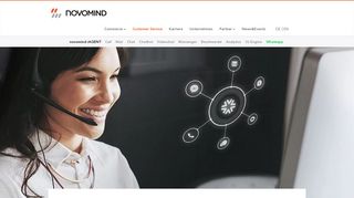 
                            2. Call Center Software - novomind iAGENT