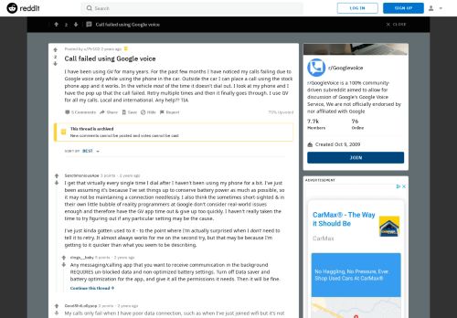 
                            13. Call failed using Google voice : Googlevoice - Reddit