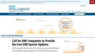 
                            8. Call for EHR Companies to Provide No-Cost EHR System Updates