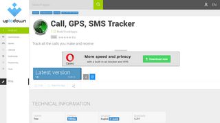 
                            12. Call, GPS, SMS Tracker 1.0 for Android - Download