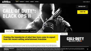 
                            5. Call of Duty®: Black Ops II - Activision