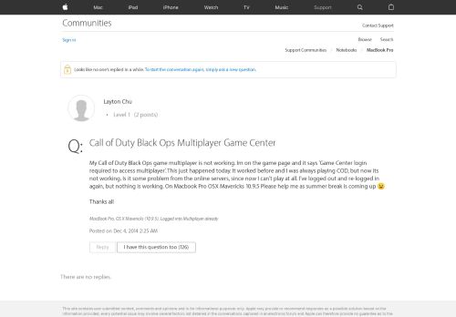 
                            1. Call of Duty Black Ops Multiplayer Game C… - Apple Community