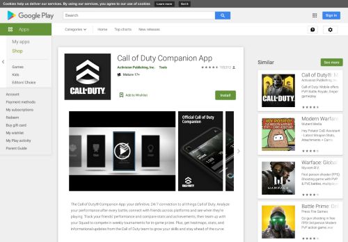 
                            10. Call of Duty Companion App - Apps on Google Play