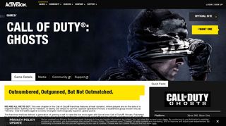 
                            3. Call of Duty®: Ghosts - Activision