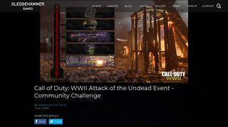 
                            12. Call of Duty: WWII Attack of the Undead Event - Co... - Activision ...