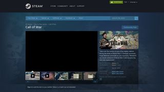 
                            3. Call of War on Steam