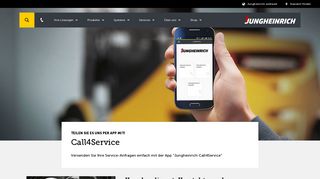 
                            7. Call4Service: die kostenlose Service-App von Jungheinrich