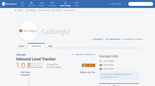 
                            7. Callbright Inbound Lead Tracker Ratings & Reviews | DrivingSales ...