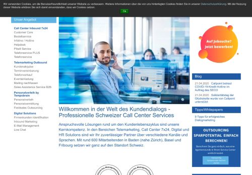 
                            9. CallCenter in Zürich, Basel & Bern - Telemarketing Schweiz