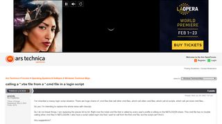 
                            11. calling a *.vbs file from a *.cmd file in a login script - Ars ...